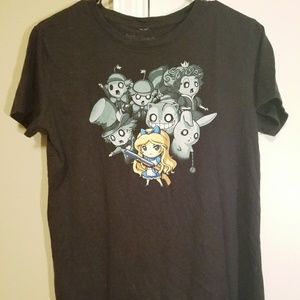 Cute Zombie Alice in Wonderland t-shirt